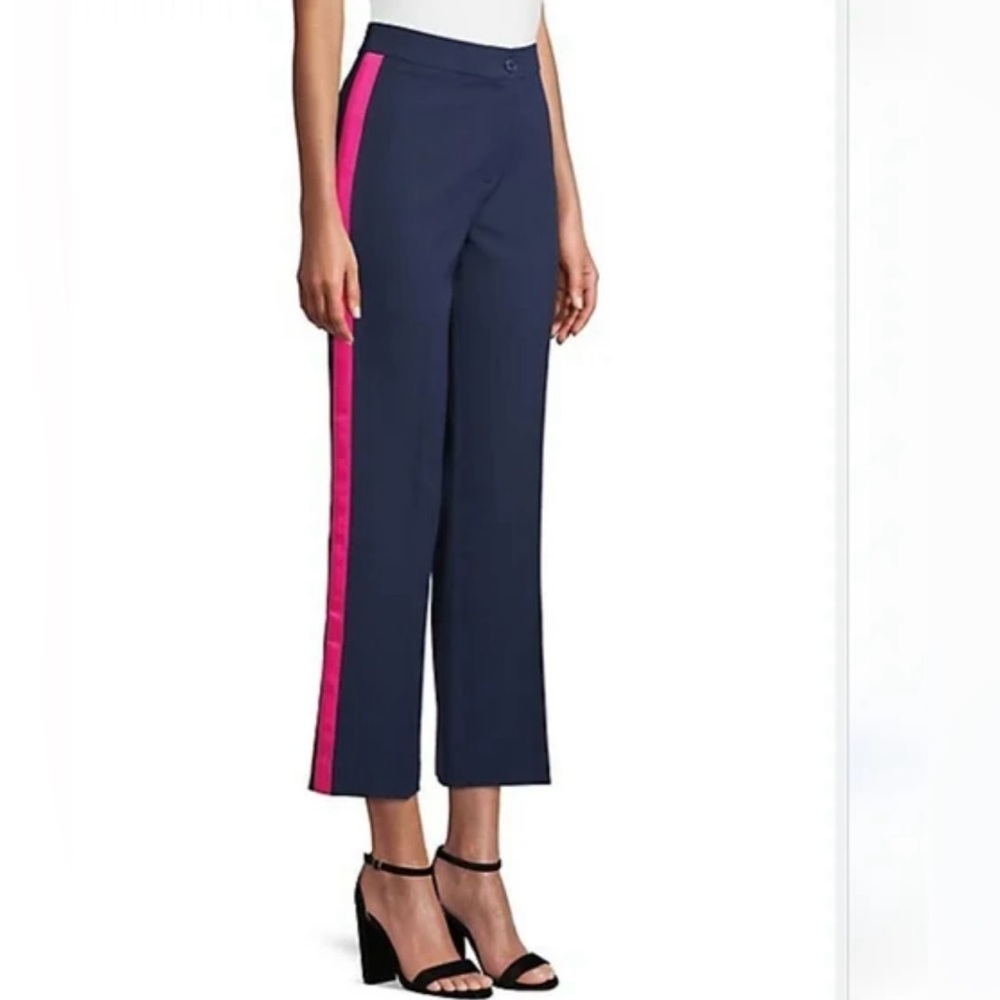 Brand New with Tags En Thread Two Tone Trousers. 89% polyester and 11% spandex.